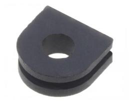 Guminė korpusinė įvorė 3.4mm kabeliui