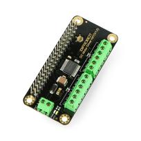 DFRobot DFR0592, DC variklio valdiklis HAT V1.0, 2 kanalų, 12 V / 1.2 A, skirtas Raspberry Pi