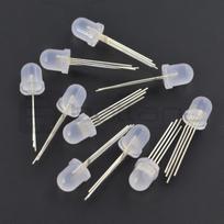 RGB LED WS2811 8mm adresavimas - 10 vnt