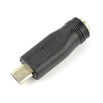 Adapteris 5.5x2.1mm lizdas - microUSB kištukas