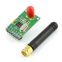 nRF905 433MHz radijo modulis - THT siųstuvas/imtuvas su antena