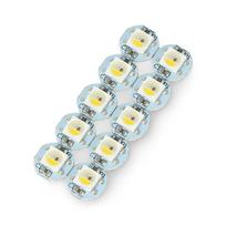 NeoPixel RGBW Mini Button PCB SK6812 šviesos diodai 10 vnt, - Adafruit 4776