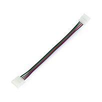 Jungtis LED juostai 10mm 4 kontaktų - su laidu