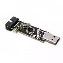 Programatorius AVR suderinamas su USBasp ISP + IDC juosta - juodas