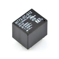 Relė NT73-2C-S12 - 12V ritė, 2x 12A/125VAC kontaktai