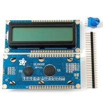 LCD ekranas 2x16 su baltais simboliais RGB + jungtys, Adafruit 399