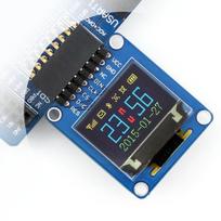 Grafinis OLED spalvotas ekranas 0.95" (A) 96x64px SPI, kampinės jungtys, Waveshare 10507