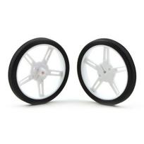 60x8mm ratai, balti, Pololu 1424