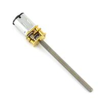 Micro Metal DC variklis su srieginiu velenu (6 V 150 rpm M4 x 55)