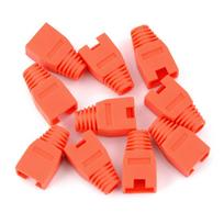 Apsauga nuo sulenkimo RJ45 8P8C laidui - raudoni - 10 vnt