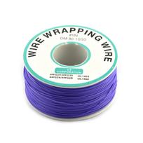 Izoliuota PVC dengta 30AWG vielos vyniojimo ritė 820Ft - violetinė