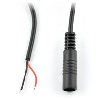DC lizdas 5.5x2.1mm su 1m kabeliu