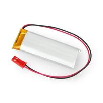 Akyga Li-Pol akumuliatorius 750mAh 1S 3.7V - JST-BEC jungtis + lizdas - 58x21x6mm