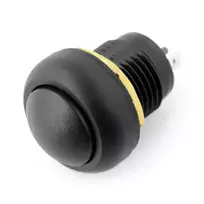 Jungiklis ON-OFF su fiksacija 12mm - 5A/250V- apvalus - juodas