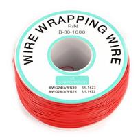 Izoliuota PVC dengta 30AWG vielos vyniojimo ritė 1000Ft - raudona
