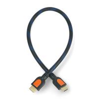 HDMI pintas kabelis 0.3m - Juodas