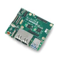 Dviejų Gigabit Ethernet Carrier plokštė, skirta Raspberry Pi Compute Module 4, Seeedstudio 102110497