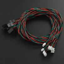 DFRobot Gravity, prijungimo laidas, skaitmeniniams jutikliams su Arduino, 3 kontaktų, 50cm, x10, FIT0756
