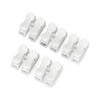Savaime užsifiksuojanti elektros kaladėlė 2 kontaktų 2.5mm 250V/10A - 5 vnt