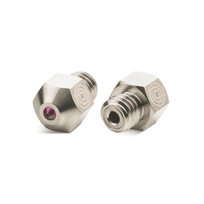 MK8 nikeliuotas varinis antgalis su rubinu 0.4mm - 1 vnt