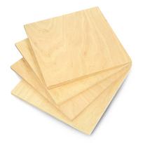 Beržo fanera - 8mm - formatas 160x160mm - 4 vnt
