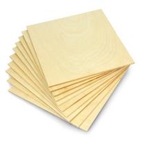 Beržo fanera - 3mm - formatas 160x160mm - 10 vnt