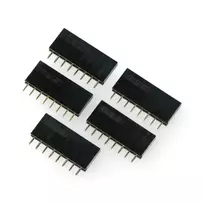 Lizdo jungtis 1x8 rastras 2.54mm, skirtas Arduino - 5 vnt