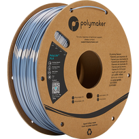Polymaker PolyLite PLA - 1kg - 1.75mm - Silk Silver