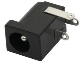 DC lizdas 2.5x5.5 montavimui plastikinis