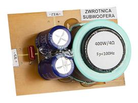 Žemųjų dažnių garsiakalbis Crossover 400W/4ohm