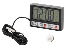 Skydinis termometras BLOW LCD+laikrodis TH002