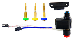 E3D Revo™ Micro Hotend su LGX adapteriu – 24V – pilnai įkrautas purkštukų rinkinys