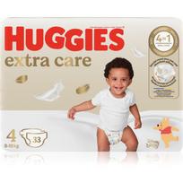 Huggies Extra Care Size 4 vienkartinės sauskelnės 8-16 kg 33 vnt.