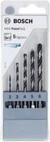 5 PointTeQ HEX grąžtų rinkinys metalui, 2-6mm, 5 vnt, HSS 2607002824 | 6949509231659