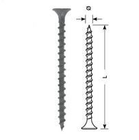Sraigtas STARFIX gipsas-medis 3.5x25/F (juodas, 200vnt)