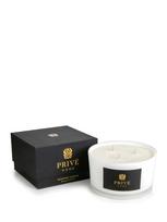 PRIVE HOME Žvakė, 580 g (citrinos, jazminų, pačiulių, kedro ir muskuso kvapo)