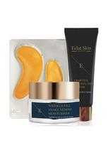 ERTH SKIN LONDON 24K GOLD paakių diskeliai (5x2 vnt.), giliai valanti veido kaukė (50 ml) ir kt.