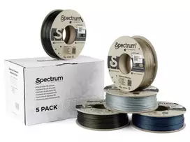 Spectrum | Glitter PLA 1.75mm 5x 0.25kg | 5 Ričių rinkinys