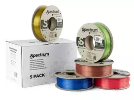 Spectrum | Silk PLA 1.75mm 5x 0.25kg | 5 Ričių rinkinys
