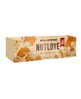 Proteininiai baltojo šokolado saldainiai NUTLOVE ALLNUTRITION su riešutų įdaru, 48g