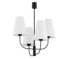 Argon 1822 - Sietynas ant stulpo SAFIANO 4xE27/15W/230V juoda