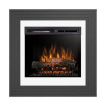 DIMPLEX KATRA BLACK-WHITE 23 XHD pastatomas elektrinis židinys su apdaila