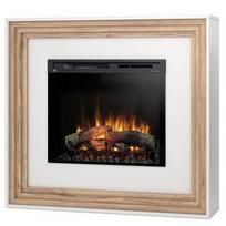 DIMPLEX KATRA WHITE-LIGHT OAK 28 XHD pastatomas elektrinis židinys su apdaila