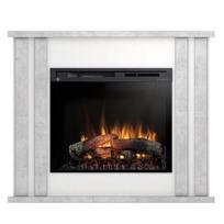 DIMPLEX KELSO WHITE-CONCRETE 28 XHD pastatomas elektrinis židinys su apdaila