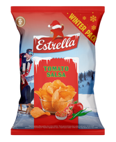 Vingiuoto pjaustymo bulvių traškučiai ESTRELLA aštraus pomidorų skonio, 180 g