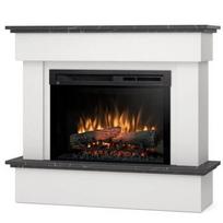 DIMPLEX TORMES WHITE-BLACK MARMUR 26 XHD pastatomas elektrinis židinys su apdaila