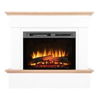 DIMPLEX TORMES WHITE-LIGHT OAK 26 XHD pastatomas elektrinis židinys su apdaila