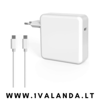 TPC 96w USB-C nešiojamojo kompiuterio pakrovėjas, skirtas Apple MacBook Pro
