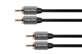 Kabelis 2RCA-2RCA 1.0 m Kruger&Matz