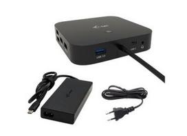 I-TEC USB-C HDMI Dual DP Docking Station with Power Delivery 100 W + i-tec Universal Charger 112 W